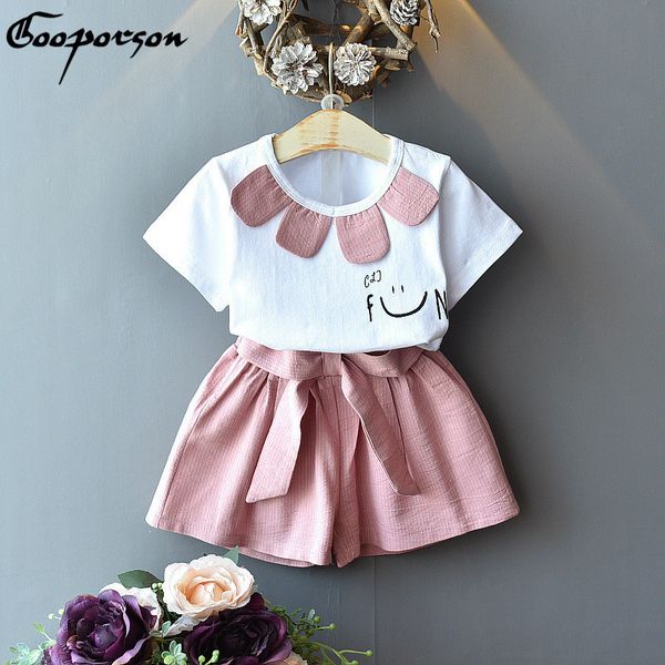gooporson summer kids clothes cute flower collar bow shorts cute little girls clothing set fashion children outfits, White
gooporson summer kids clothes cute flower collar bow shorts cute little girls clothing set fashion children outfits, White