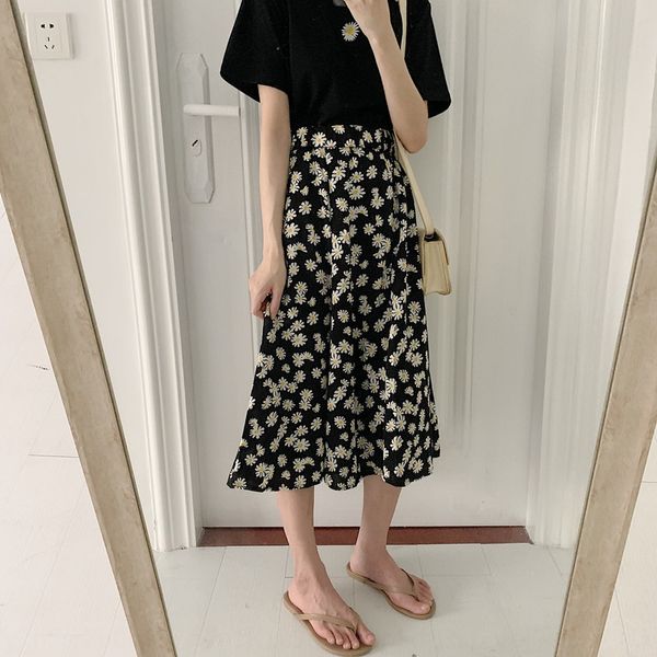 rcmyu daisy half-length jacket long long skirt t-shirt two-piece set women's season short sleeve with irregular a- line short skirt tem, Gray
rcmyu daisy half-length jacket long long skirt t-shirt two-piece set women's season short sleeve with irregular a- line short skirt tem, Gray