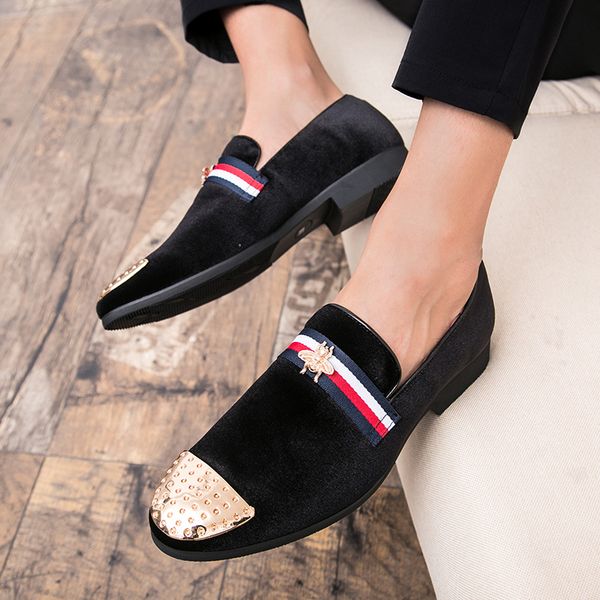 quaoar men shoes loafers hollow metal toes simple fashion shoes banquet and wedding men's flats casual, Black
quaoar men shoes loafers hollow metal toes simple fashion shoes banquet and wedding men's flats casual, Black