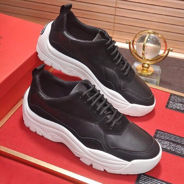 fashion classic gumboy calfskin sneaker mens shoes scarpe da uomo di lusso footwears breathable lace -up chunky sneakers men casual shoes, Black
fashion classic gumboy calfskin sneaker mens shoes scarpe da uomo di lusso footwears breathable lace -up chunky sneakers men casual shoes, Black
