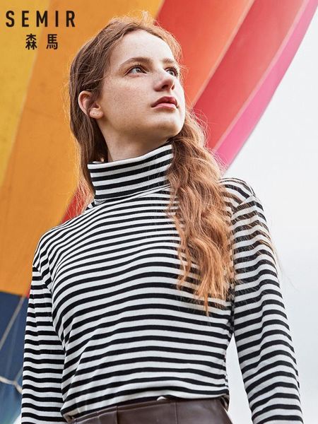 semir long sleeve t-shirt women 2020 winter new bottoming t shirt warm high neck slim tshirt student tide, White
semir long sleeve t-shirt women 2020 winter new bottoming t shirt warm high neck slim tshirt student tide, White