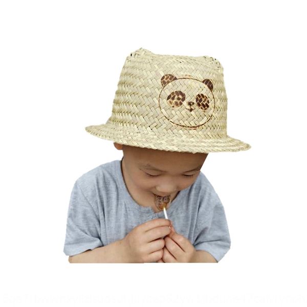 children's straw straw sun boys and girls children's sun baby's beach basin hat panda hat, Blue;gray
children's straw straw sun boys and girls children's sun baby's beach basin hat panda hat, Blue;gray