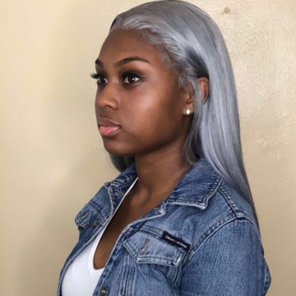 Lace Front Human Hair Wigs Brazilian Straight Remy Hair Bleached Knots 150% Density Grey Color Transparent Lace Color For Women
Lace Front Human Hair Wigs Brazilian Straight Remy Hair Bleached Knots 150% Density Grey Color Transparent Lace Color For Women