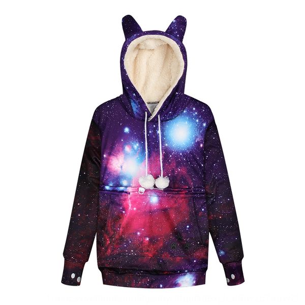 новая осенне-зимней моды звездное небо цифровая печать hoodie шерсти свитер шерсть молния может держать кота свитер флис толстовку, Black
новая осенне-зимней моды звездное небо цифровая печать hoodie шерсти свитер шерсть молния может держать кота свитер флис толстовку, Black
