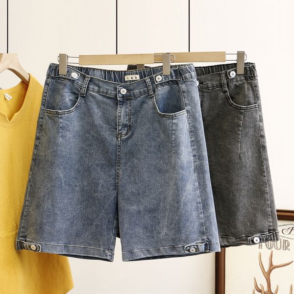 2020 summer korean style 200kg fat mm nine nine slimming denim cropped pants high waist dad pants plus size women's clothing 8730, Blue
2020 summer korean style 200kg fat mm nine nine slimming denim cropped pants high waist dad pants plus size women's clothing 8730, Blue