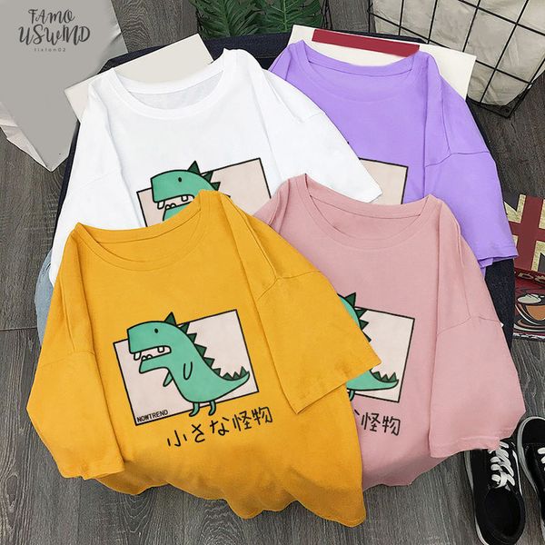 womens o neck dinosaur print loose t shirt soft casual female 2020 summer streetwear casual t shirts couple, White
womens o neck dinosaur print loose t shirt soft casual female 2020 summer streetwear casual t shirts couple, White