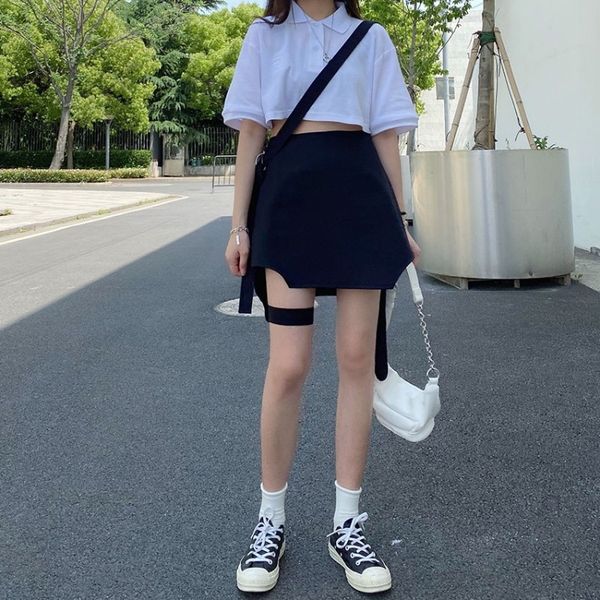 fxkfz summer coatpolo collar short all-match leg ring crossbody strap skirt two-piece set 17335 summer coatpolo collar short all-match t, Gray
fxkfz summer coatpolo collar short all-match leg ring crossbody strap skirt two-piece set 17335 summer coatpolo collar short all-match t, Gray