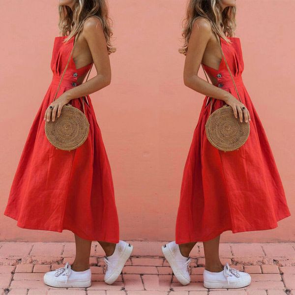 женская мода женская твердая праздник полиэстер boho strappy тонкий вскользь длиннее платье вечера party club summer beach sundress s xl, Black;gray
женская мода женская твердая праздник полиэстер boho strappy тонкий вскользь длиннее платье вечера party club summer beach sundress s xl, Black;gray