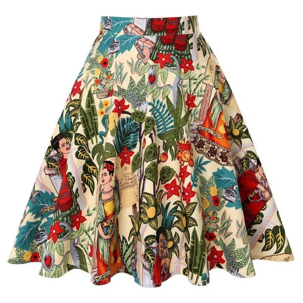 skirts women's vintage floral print swing skirt 2021 summer casual fashion retro short pleated, Black
skirts women's vintage floral print swing skirt 2021 summer casual fashion retro short pleated, Black