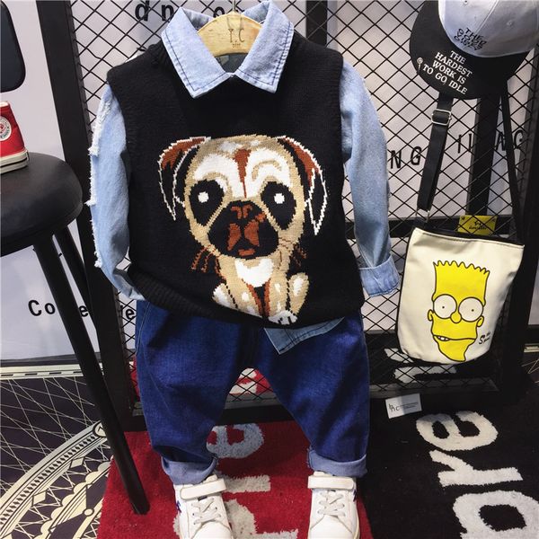 retail 3pcs boy casual vest + pant+ shirt boys clothing baby boy sets kid's suits more color choosing ing, White
retail 3pcs boy casual vest + pant+ shirt boys clothing baby boy sets kid's suits more color choosing ing, White