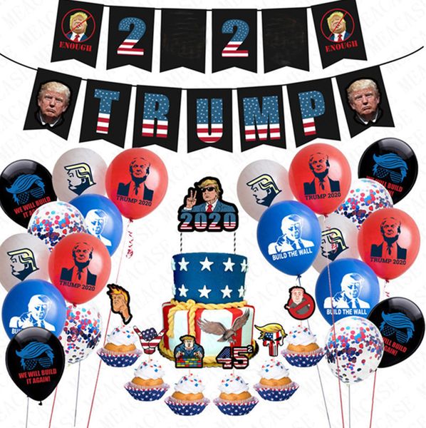 president trump 2020 flags latex confetti balloons 24pcs/set trumpet birthday party pull flag string cake cards accessries d72202
president trump 2020 flags latex confetti balloons 24pcs/set trumpet birthday party pull flag string cake cards accessries d72202