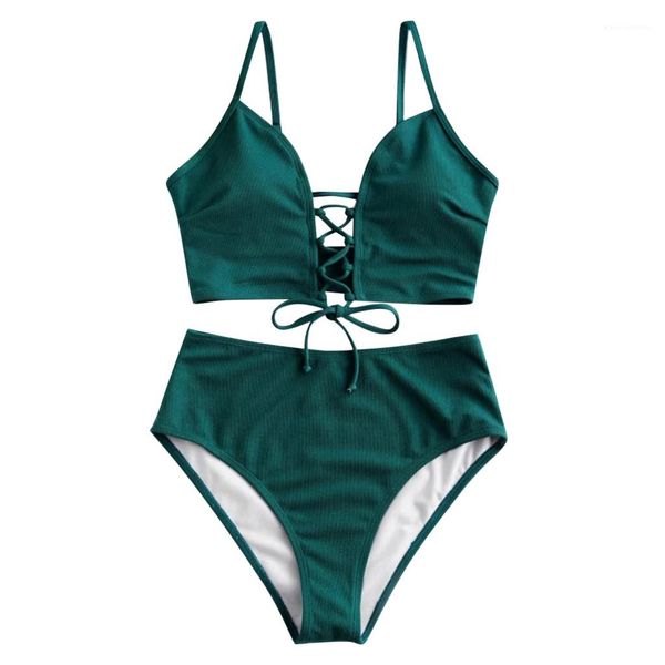 high waist swimsuit bandage female swimwear women beach clothing bikinis solid color push up bikini 2020 padded bra straps, White;black
high waist swimsuit bandage female swimwear women beach clothing bikinis solid color push up bikini 2020 padded bra straps, White;black