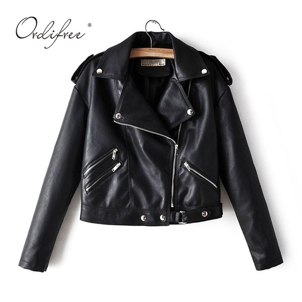 women's leather & faux ordi2021 autumn pu jackets coats woman zipper short coat female black punk bomber motorcycle outwear
women's leather & faux ordi2021 autumn pu jackets coats woman zipper short coat female black punk bomber motorcycle outwear