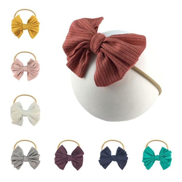 hair accessories 20pcs/lot 4.3" soft cotton bow elastic nylon headband princess headdress gifts born diademas band with bows, Slivery;white
hair accessories 20pcs/lot 4.3" soft cotton bow elastic nylon headband princess headdress gifts born diademas band with bows, Slivery;white