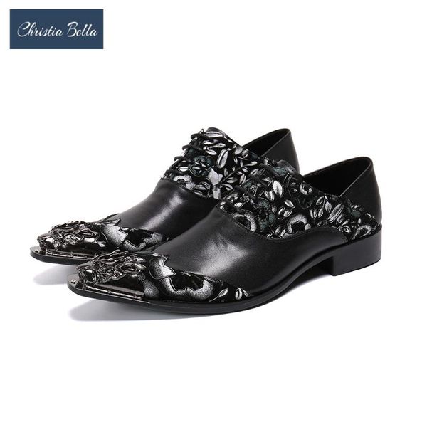 christia bella fashion floral patchwork party wedding men oxford shoes pointed toe brogue shoes lace up formal leather, Black
christia bella fashion floral patchwork party wedding men oxford shoes pointed toe brogue shoes lace up formal leather, Black