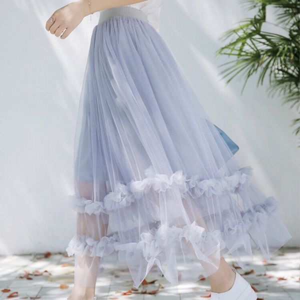 2020 new lace all-match a- line dress gauze a- line s pengpeng pleated pleated skirt mid-length pengpeng skirt, Black
2020 new lace all-match a- line dress gauze a- line s pengpeng pleated pleated skirt mid-length pengpeng skirt, Black