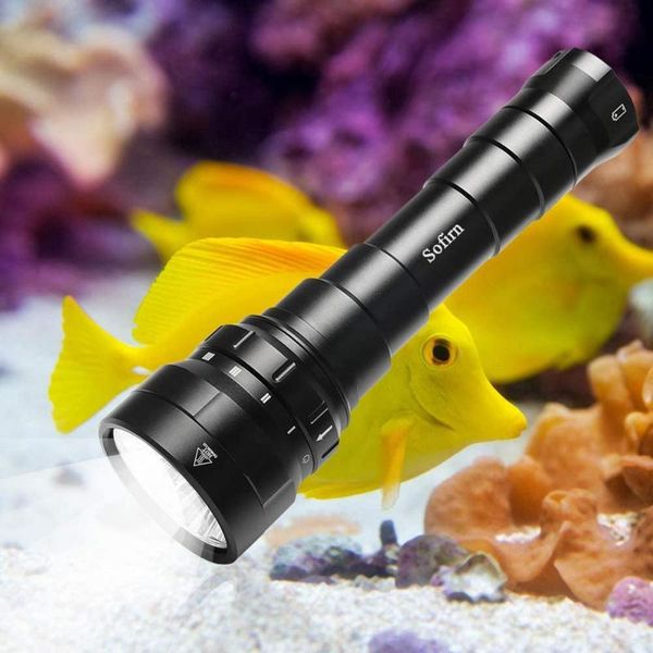 sofirn df60 6*cree xp-l2 led 6000 lumen diving with 2* 26650 batteries and charger underwater torch light
sofirn df60 6*cree xp-l2 led 6000 lumen diving with 2* 26650 batteries and charger underwater torch light