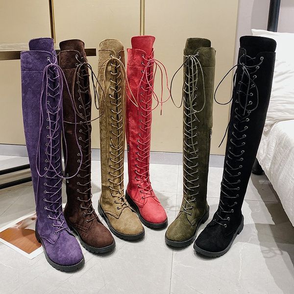 2020 женщины над коленом boots 3см высокие каблуки фетиш зеленый фиолетовый зашнуровать ботинки stripper зима низкие каблуки плюс размер зам, Black
2020 женщины над коленом boots 3см высокие каблуки фетиш зеленый фиолетовый зашнуровать ботинки stripper зима низкие каблуки плюс размер зам, Black