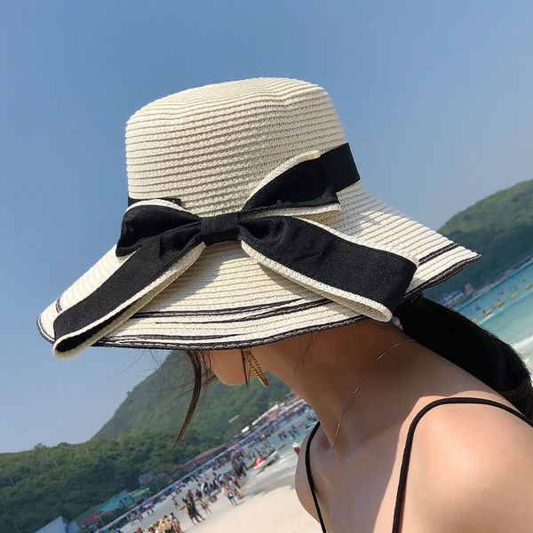 summer sunscreen sun bowknot beach sunscreen straw sun hat straw hat female on vacation by the sea, Blue;gray
summer sunscreen sun bowknot beach sunscreen straw sun hat straw hat female on vacation by the sea, Blue;gray