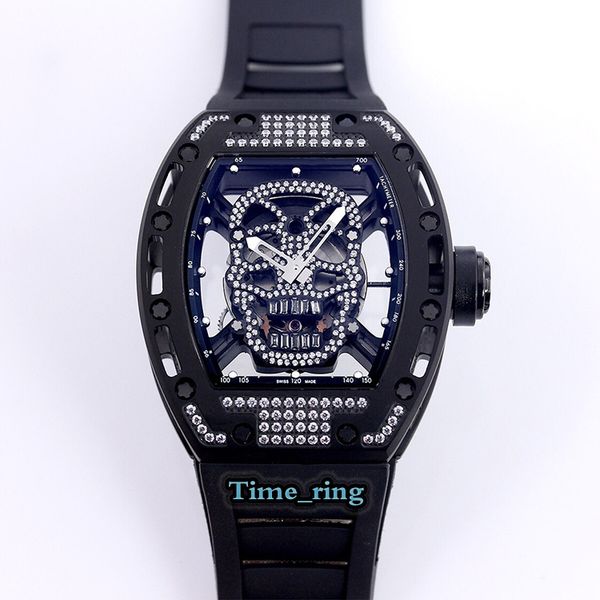 edition rm52-01 skeleton dial black steel case japan miyota automatic movement rm52-01 mens watch rubber strap designer sport watches, Slivery;brown
edition rm52-01 skeleton dial black steel case japan miyota automatic movement rm52-01 mens watch rubber strap designer sport watches, Slivery;brown