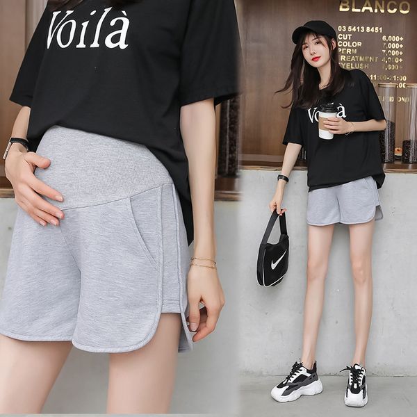 summer loose tall waist abdomen pregnant women wide-legged pants side split irregular cotton belly shorts maternity trousers, White
summer loose tall waist abdomen pregnant women wide-legged pants side split irregular cotton belly shorts maternity trousers, White