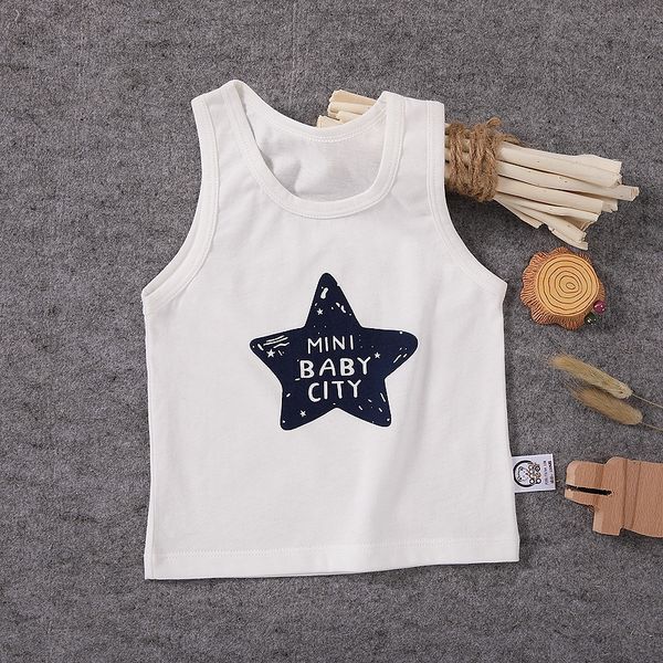 amomi bear 2019 new summer five-pointed star printed children's vest children's infant baby's vest, Blue
amomi bear 2019 new summer five-pointed star printed children's vest children's infant baby's vest, Blue