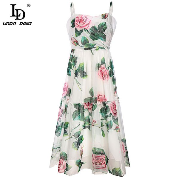 ld linda della casual holiday women chiffon beach midi dress summer fashion designer rose flower print a-line vintage dresses, Black;gray
ld linda della casual holiday women chiffon beach midi dress summer fashion designer rose flower print a-line vintage dresses, Black;gray