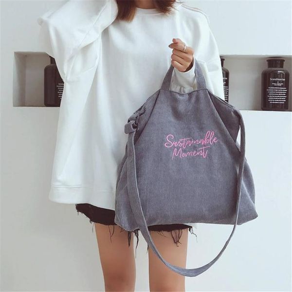 женщины вельвет canvas tote повелительницы вскользь сумка корзина shopper сумка мода для женщин-коммуникатор корейской моды сумки сумка
женщины вельвет canvas tote повелительницы вскользь сумка корзина shopper сумка мода для женщин-коммуникатор корейской моды сумки сумка