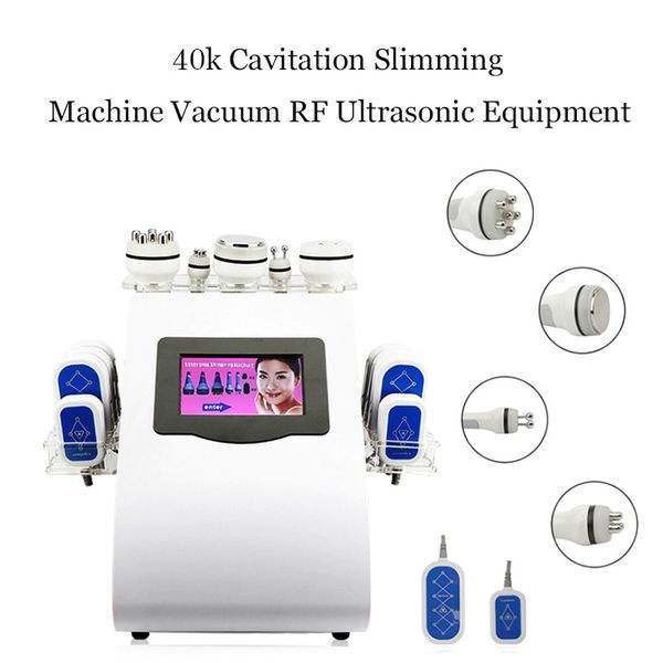 6 in 1 laser ultrasonic 40k cavitation rf vacuum radio frequency lipo laser pads body shaping skin tightening slimming machine, Black
6 in 1 laser ultrasonic 40k cavitation rf vacuum radio frequency lipo laser pads body shaping skin tightening slimming machine, Black
