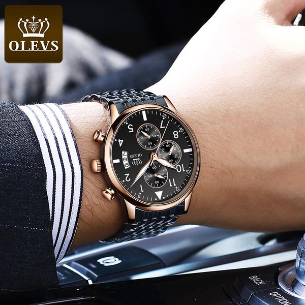 olevs original men's watch fashion waterproof watch for men multifunctional chronograph sports digital watch luminou
olevs original men's watch fashion waterproof watch for men multifunctional chronograph sports digital watch luminou