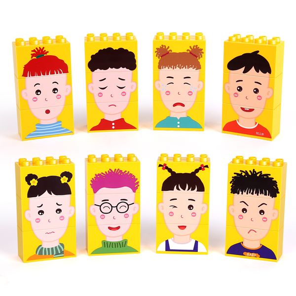 12pcs early baby educational toy interesting character puzzle face cognition big particle bricks toys intelligence education for kids gift
12pcs early baby educational toy interesting character puzzle face cognition big particle bricks toys intelligence education for kids gift