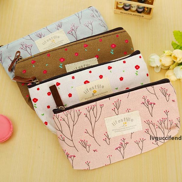 new floral pencil case school pencil cases for girl stationery canvas bag estojo escolar school supplies
new floral pencil case school pencil cases for girl stationery canvas bag estojo escolar school supplies