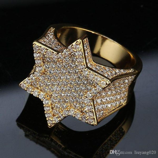 star rings gold silver color full iced cubic zirconia hiphop ring jewelry for men and women
star rings gold silver color full iced cubic zirconia hiphop ring jewelry for men and women