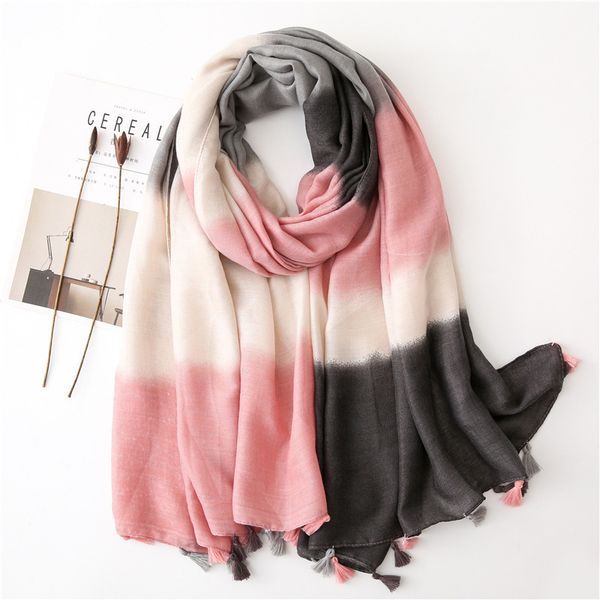 siskakia women's cotton linen scarves gradient long scarf fashion sun-proof shawl spring summer 2020 beach wears all match t200729, Blue;gray
siskakia women's cotton linen scarves gradient long scarf fashion sun-proof shawl spring summer 2020 beach wears all match t200729, Blue;gray