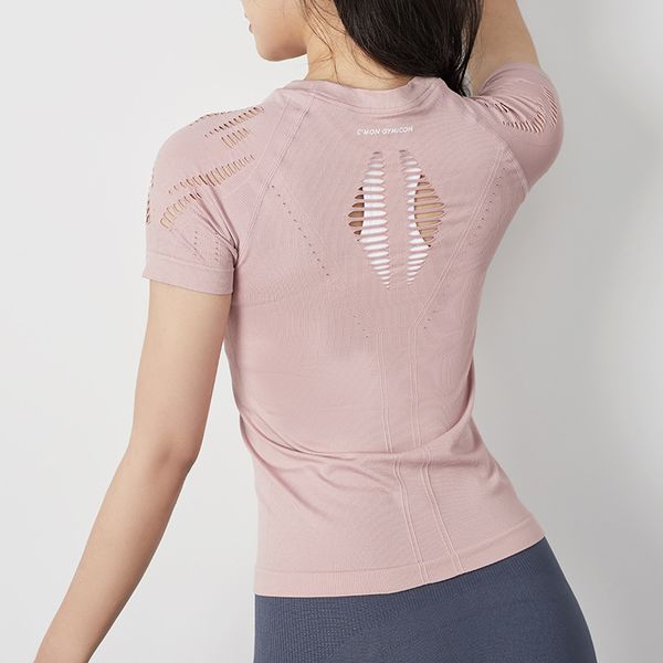 spring and summer 2020 new hollow self-cultivation short sleeve beautiful back running yoga and fitness for women, White;red
spring and summer 2020 new hollow self-cultivation short sleeve beautiful back running yoga and fitness for women, White;red