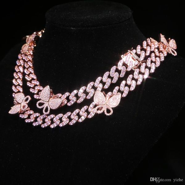 12mm 2020 new fashion sparking iced out bling cz miami cuban link chain butterfly choker necklaces for women men hip hop jewelry, Silver
12mm 2020 new fashion sparking iced out bling cz miami cuban link chain butterfly choker necklaces for women men hip hop jewelry, Silver