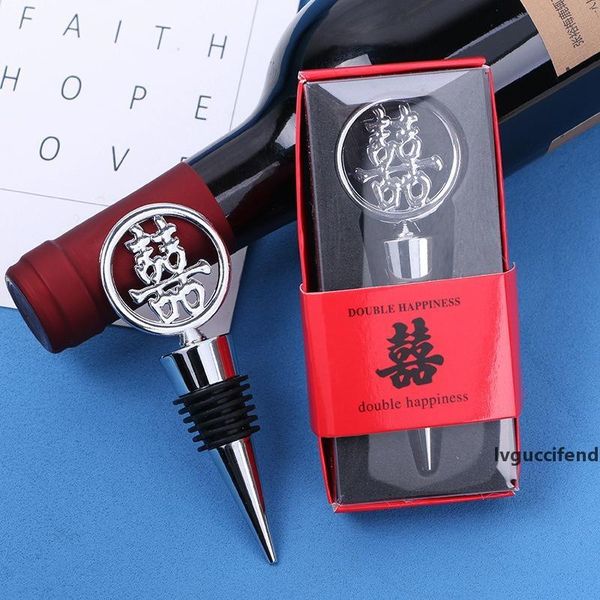 double happiness alloy wine bottle ser wine sers wedding favors creative gifts back gifts for guests
double happiness alloy wine bottle ser wine sers wedding favors creative gifts back gifts for guests