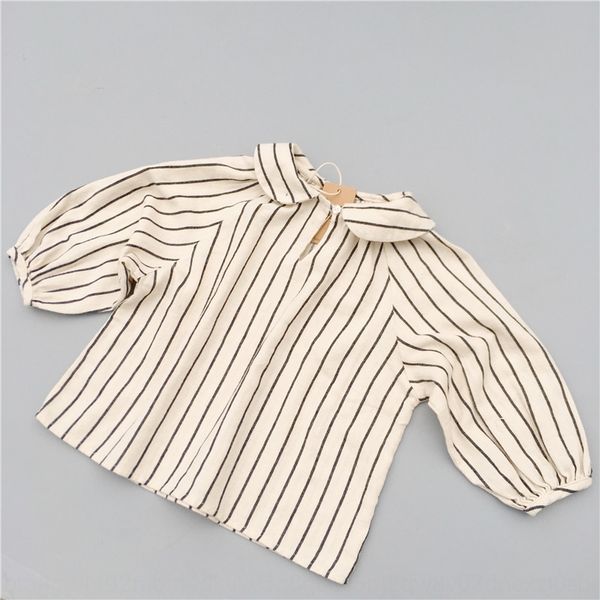 2019 autumn new girl children autumn doll cotton and linen shirt korean cotton linen doll collar shirt, White;black
2019 autumn new girl children autumn doll cotton and linen shirt korean cotton linen doll collar shirt, White;black