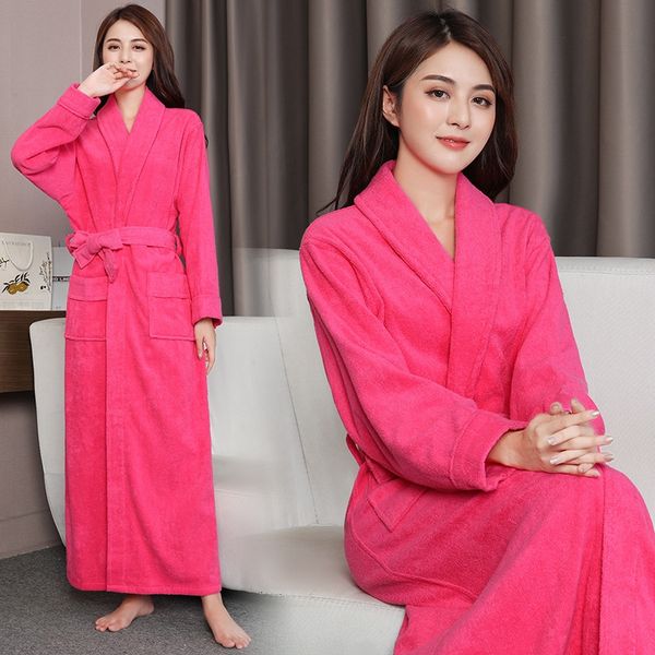 cotton towel material thickened lengthened winter warm l warm bathrobe towel bathrobe couple men's and women's nightgown
cotton towel material thickened lengthened winter warm l warm bathrobe towel bathrobe couple men's and women's nightgown