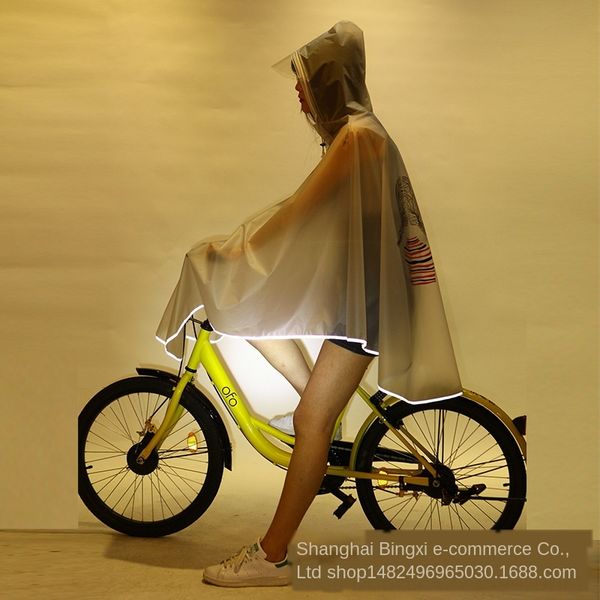raincoat single male and female bicycle students bicycle cycling transparent korean style poncho waterproof reflective, Red;brown
raincoat single male and female bicycle students bicycle cycling transparent korean style poncho waterproof reflective, Red;brown