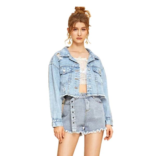 2020 women denim jackets holes flayed spring and autumn new style motorcyle vintage jeans jackets retro biker coats, Black;brown
2020 women denim jackets holes flayed spring and autumn new style motorcyle vintage jeans jackets retro biker coats, Black;brown