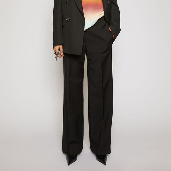 women's pants & capris black high waist trousers straight elastic loose solid color wide leg with pockets spring summer, Black;white
women's pants & capris black high waist trousers straight elastic loose solid color wide leg with pockets spring summer, Black;white