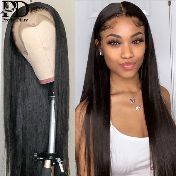 26 28 30 inch brazilian straight 13x4 lace front human hair wigs pre plucked and bleached knots lace frontal wig remy hair wigs, Black
26 28 30 inch brazilian straight 13x4 lace front human hair wigs pre plucked and bleached knots lace frontal wig remy hair wigs, Black
