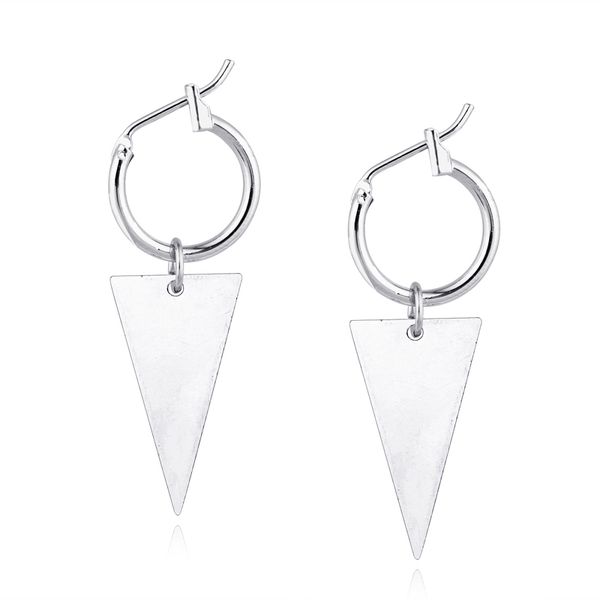 1pair ethnic gold color triangle hoop earrings for women endless circle earring hoops fashion earing aretes jewelry e73, Golden;silver
1pair ethnic gold color triangle hoop earrings for women endless circle earring hoops fashion earing aretes jewelry e73, Golden;silver
