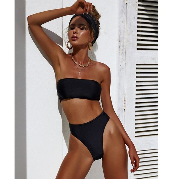 high waist push up bikini swimsuit women 2020 polyester female swimwear lady bathing swimming suit beach wear brazilian bikini set, White;black
high waist push up bikini swimsuit women 2020 polyester female swimwear lady bathing swimming suit beach wear brazilian bikini set, White;black