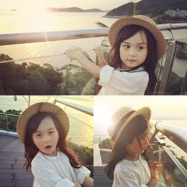 children's sun korean straw outdoor holiday parent-child fashion cute hat straw female sunshade hat, Yellow
children's sun korean straw outdoor holiday parent-child fashion cute hat straw female sunshade hat, Yellow