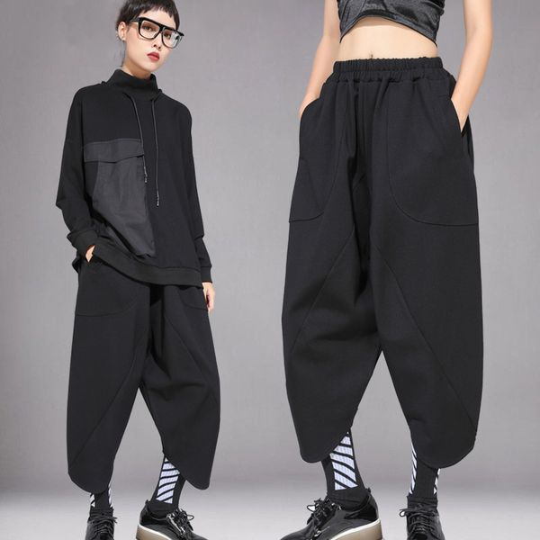 women 2020 hip hop dance harem pants oversized radish trousers stage performance costume fashion modern street dance outfit 4284, Black;red
women 2020 hip hop dance harem pants oversized radish trousers stage performance costume fashion modern street dance outfit 4284, Black;red