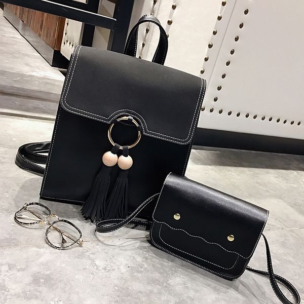 backpack women backpack 2020 new pu tassel fashion two-piece women bag korean travel bag student
backpack women backpack 2020 new pu tassel fashion two-piece women bag korean travel bag student