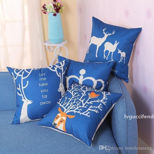 new nordic style pillow case elk crown design sofa cushion cover car waist pillowcase pillow cover home decoration
new nordic style pillow case elk crown design sofa cushion cover car waist pillowcase pillow cover home decoration