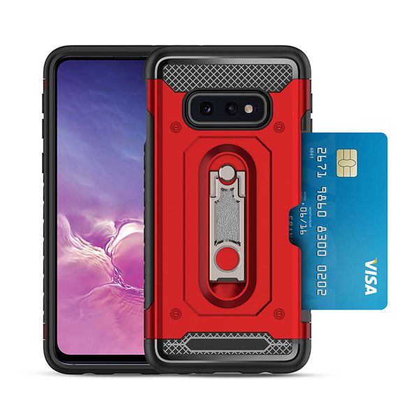 mobile phone case kickstand ring holder case for samsung galaxy s10e with shock resistant and card slot
mobile phone case kickstand ring holder case for samsung galaxy s10e with shock resistant and card slot